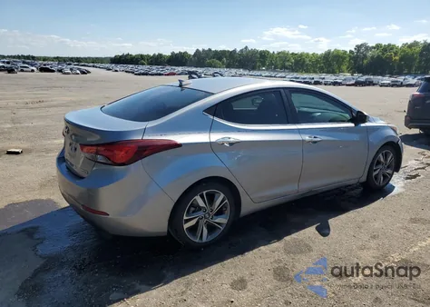 2016 Hyundai Elantra Se z USA, uszkodzony, nr VIN 5NPDH4AE5GH661936